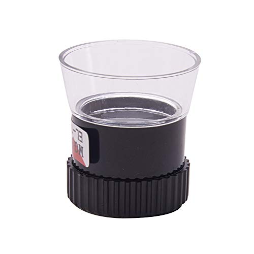 Image of Othmro 1Pcs 10X Magnifier Lens, Photographer's Eye Loupe, Diameter 0.98inch Black Round Page Magnifying Lens, Small Magnifying Glass for Small Prints Book Magazines Newspaper Reading