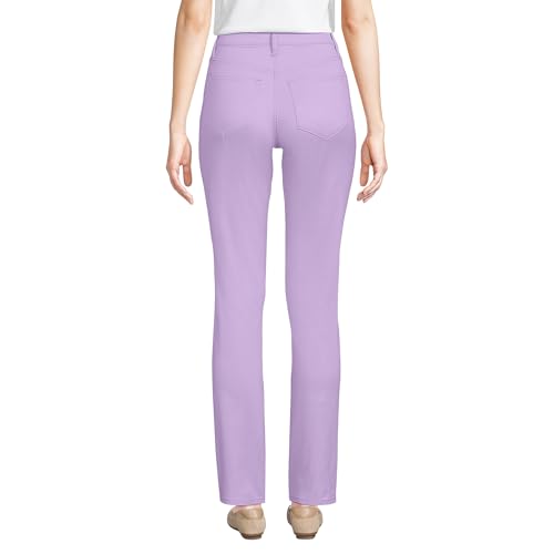 Lands' End Women's High Rise Slimming 5 Pocket Chino Slim Leg Pants2