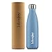 Laken Botella Térmica de Agua de Acero Inoxidable, Boca Estrecha, Cantimplora Termo con Doble Aislamiento, 12 h de Calor y 24 h Frío, Laken Joy 500ML, Blue