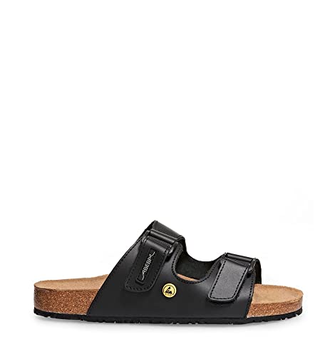 Zapato de trabajo sin metales Abeba 4085 ESD negro para evitar fatiga