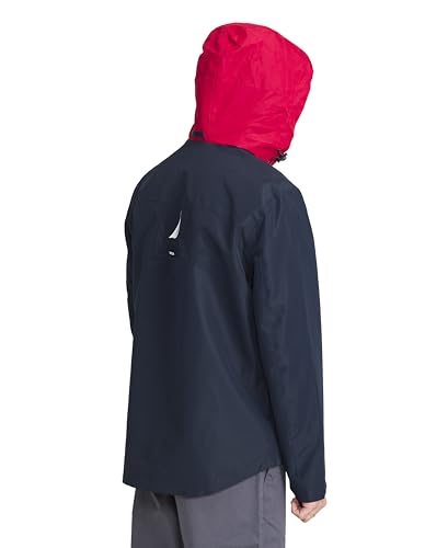 Image of Nautica Men's Lightweight Sailing Jacket - Waterproof & Windproof, Breathable