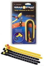 Wrap N Strap 900 9inch Adjustable Cord & Cable Straps/Fasteners 5 pack-by-Wrap N Strap