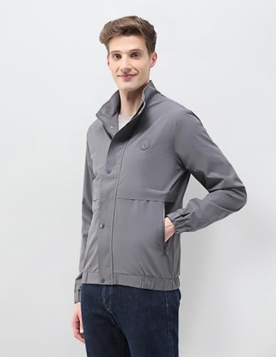 Image of U.S.Polo Association Men's Solid Pattern Windcheater Jacket