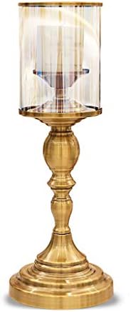 yuyandejia Candlesticks Candleholder Vintage Mid-Century Modern Candlestick Home Cabin Lodge Table Mantel Wedding Centerpiece Candle Holders (Size : 15×44cm)