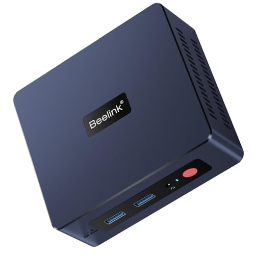 Mini PC Beelink SER5, AMD Ryzen 5 5500U (7 nm, 6C/12T) até 4.0 GHz, 16 GB, DDR4 RAM 500GB NVME SSD, 4 K a 60 Hz, tela tripla, para jogos, Wi-Fi 6, Bluetooth 5.2, HTPC 57 W