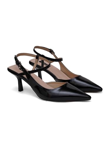 Image of SHERRIF Women Polyurethane (PU) Pointed Toe Fashion Sandalwith Stiletto Heel