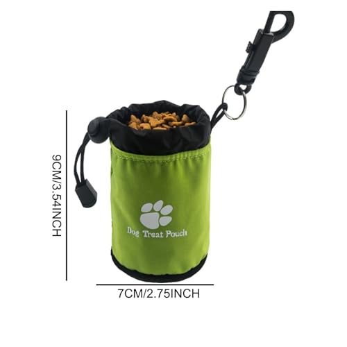 Bolsa de entrenamiento para perros negra con clip de nailon para cinturón 2