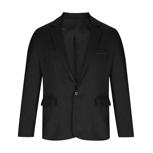 Mens Casual Blazer No Button Lapel Solid Color Lightweight Fashion Coat Autumn Winter Outdoor Walk Running Sport Coat2
