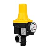 Conception compacte: la commande de la pompe peut être facilement installée entre la pompe et l'utilisateur connecté (comme les robinets et les tuyaux d'arrosage). Vous n'avez plus besoin de régler manuellement l'interrupteur de la pompe à eau. Le pressostat peut assurer une pression d'eau stable lorsqu'il y a une alimentation en eau.