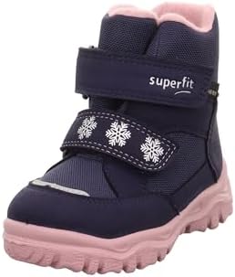 Superfit Mädchen Husky1 Gore-tex 1-006045 Stiefel, Blau Rosa 8030, 19 EU