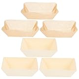 Warmhm 3stücke Holz Backform Mit Papier Einlage Lebensmittelbehälter...