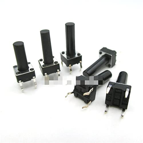 Micro-interrupteur tactile à auto-réinitialisation 6x16mm avec broches DIP traversantes
