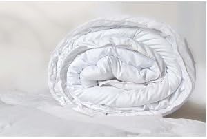 Luxury 10.5 Tog Duvet - Pure Comfort Anti-Allergy Warm Hollowfibre Duvet Quilt with the Finest Soft Hollowfibre with 100% Cotton Casing  Perfect for Year Round  DOUBLE