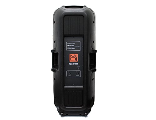 Mr. Dj PBX6100S Dual 15-Inch 2-Way 5000-Watt Passive Speaker with Built-In Accent LED Lighting - Thumbnail 2