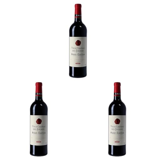 Calvet - Vieux Château des Jouans, Saint Emilion, Vin rouge de Bordeaux (1 x 0,75L) (Lot de 3)