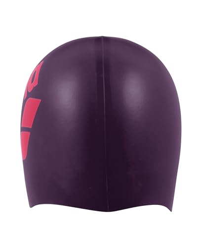 Image of Arena Unisex Big Logo Silicone Swim Cap Women and Men Fitness Swimmers Intensive Training Durable Soft Elastic Bathing Cap