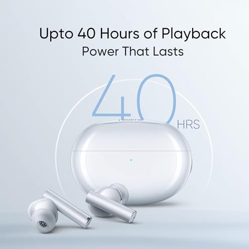 Image of realme in Ear Buds Air 6 Pro with Dual Drivers(11Mm+6Mmtweeter),40 Hours Play Time,Fast Charge,50 Db ANC,Lhdc 5.0,55Ms Low Latency,360 Spatial Audio,Ip55 Dust&Water Resistant,Bt V5.3(Silver Blue)