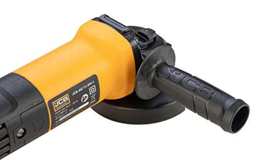 Image of JCB PROFESSIONAL - 750W 4 Inch Angle Grinder Machine | PREMIUM ULTRA COMPACT DESIGN | 6 Months Warranty, Carbon Brush, Spindle & Adjustable Guard, Handle | Cutting Machine 4 inch JCB