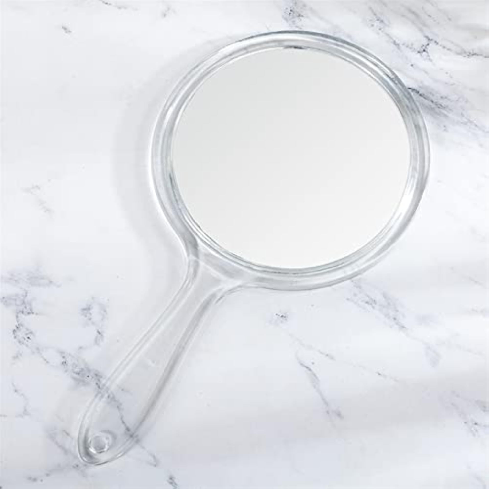 Double-Sided Handheld Mirror with Handle