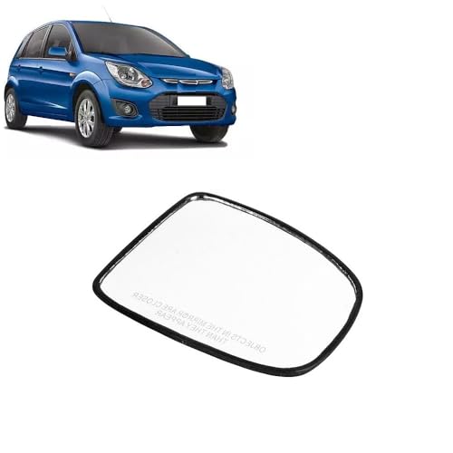 Right [Driver] Side View Sub Mirror Glass Plate for Figo Type-1