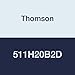 Thomson 511H20B2D Profile Carriage, Standard Long High Grade Linear Carriage, Ball Type, 0.08 C Preload, Low Drag Seals, Duralloy Thin Dense Chrome, Size 20, 63mm Width, 25-1/2mm Height, 87 1/2mm Length
