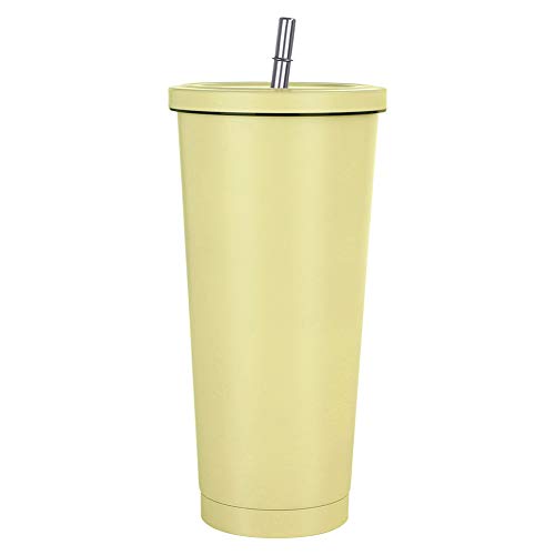 Aiboria Vaso de viaje de 750 ml, fino, con tapa, aislamiento al vacío, doble pared de acero inoxidable 18/8 para café… - Imagen 8