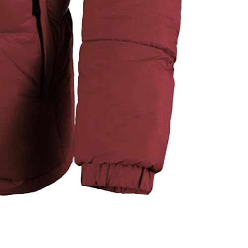 Men's Casual Color Down Jackets Warm Thicken Ski Puffer Coat Trendy Stand Collar Bubble Climbing Jacket2