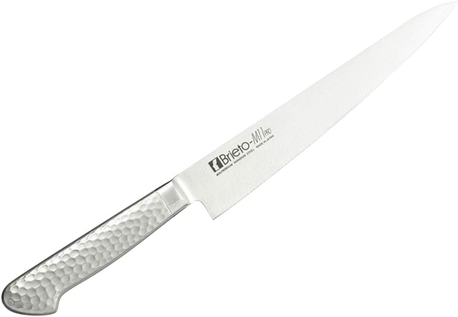Kataoka Seisakusho Brieto-M1124 Soujihiki Knife Silver 8.3 inches (210 mm), Made in Japan