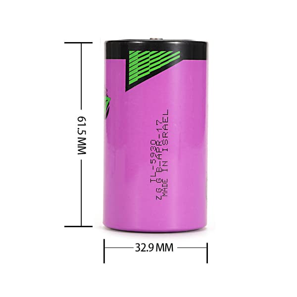 SHENYANG 3.6V 19 Ah TL-5930 Replacement Lithium Battery for Tadiran SL-2780 iXtra Series Size D(TL-2300), ER34615 3.6V Lithium Batteries (LSH20 / LS33600)