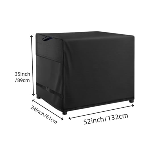 Cubierta impermeable de exterior para carrito protector de parrilla y mesa de horno 8