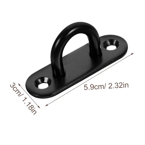 KOMBIUDA Metal Ceiling Hooks 4pcs Stainless Steel Hooks Heavy Duty Ceiling Fan Hangers