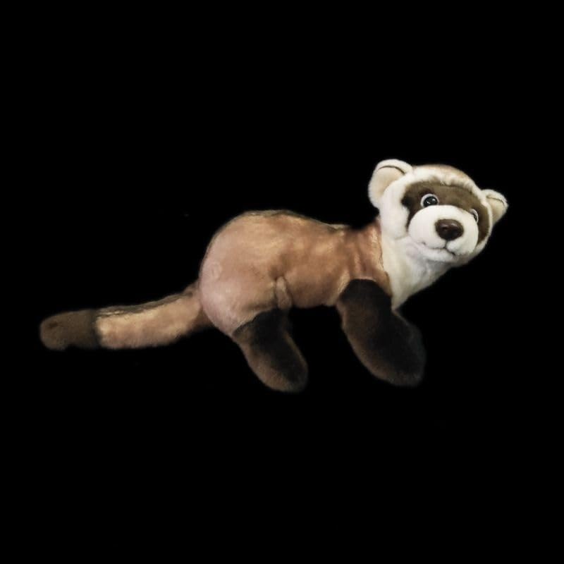 Peluche furet à pattes noires, adorable poupée pour réchauffer les cœurs - 2
