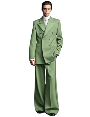 Costume deux pièces hommes boutons à double boutonnage veste et pantalon de cérémonie