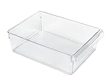 Rotho Kühlschrankorganizer 5 l, L LOFT Transparent Organizer für den Kühlschrank, Plastik, Größe
