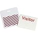 Brady 95647, SecurAlertert, Td Badge w/Legend: Visitor (Pack of 500 pcs)