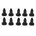 Kayak drain plug kit, 10pcs black drain plug for fishing boats