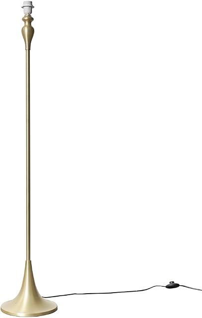 Modern Matt Gold Spindle Design Floor Lamp Base