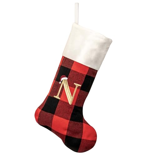 Boloyozi 2024 New Christmas Stockings Initial Monogram Letters 18