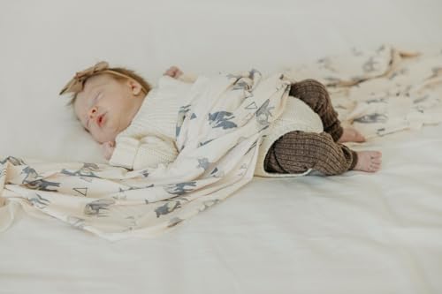 Image of Copper Pearl Swaddle Blankets for Newborns | Soft Stretchy Receiving Blankets for Boys and Girls | Large 46 x 46 Inch Baby Blankets | Lightweight and Breathable Swaddles | Cody