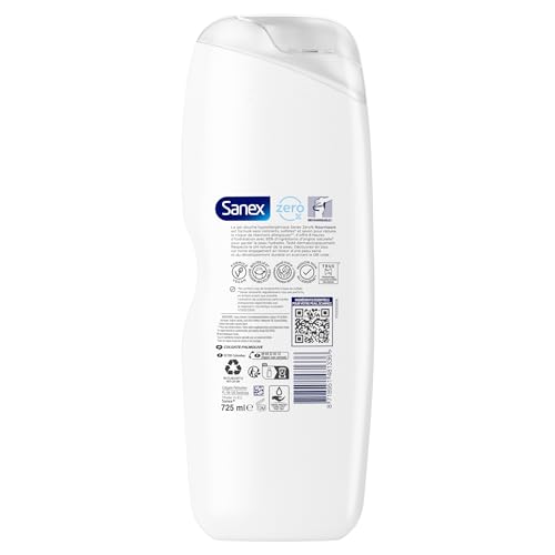 Sanex gel douche zéro 0% essentials peaux sèches 725 ml - vue 4