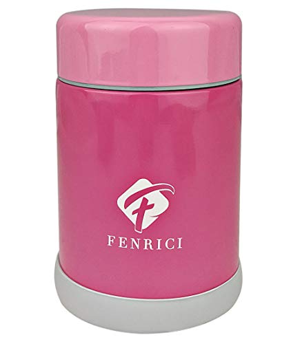 Thermos for Kids By Fenrici, 10 oz, No Plastic Contact With Hot Food