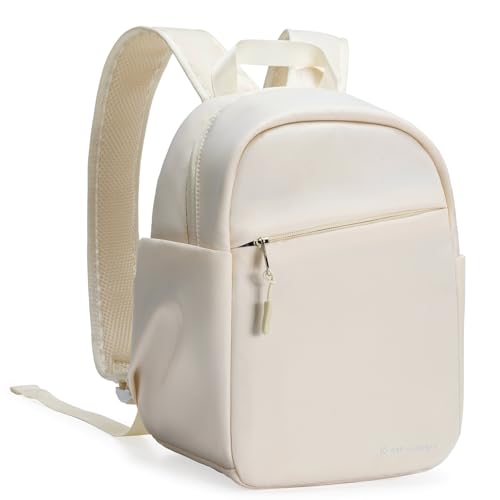 Mochila fotográfica ligera 5L para cámara de fotos compacta iPad y viaje beige