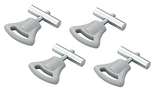 MULTIBROS Lot de 4 butoirs pour rail de fixation 5-6 mm ou 8-10 mm (8-10 mm)