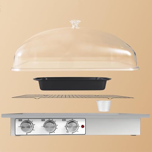 Scatola per la lievitazione dell'impasto con controllo della temperatura e dell'umidità, funzioni timer per pane, yogurt e fermentazione, ideale per cuocere e cucinare in casa