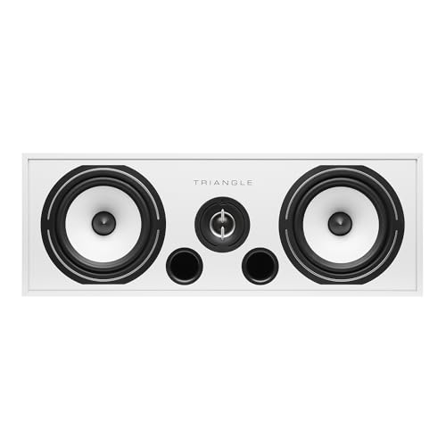 Image of triangle BRC2 Center Channel Speaker - 2 Way Design - 25mm Silk Dome Tweeter (White)