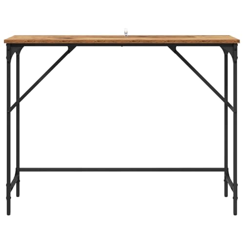 Table console bois vieilli pour désencombrer l'entrée et embellir les petits espaces - 6