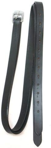 Lussoro Black Leather English Stirrup Leathers Horse Leather Stirrups