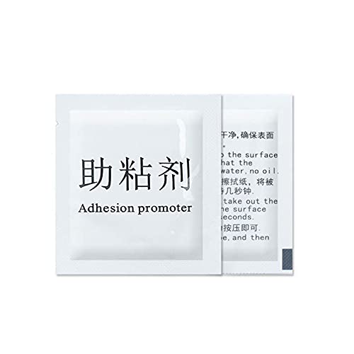 Rtengtunn Adhesion Promoters,100Piece Adhesion Promoter Primer Wipes For Automotive Car Vinyl Wrapping Strengthen Double Side Tape Door Seal Application - L