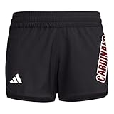adidas Women's D4T Woven University of Louisville Training Shorts, Black/White/University of Louisville, XX-Large/3