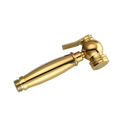 �r�f�Ȃ� Spruzzatore a Mano in Acciaio INOX G1/2 Oro Cromato per Bagno Pulizia Personale Accessorio Wc di Alta Qualita �ȒP���t���f�U�C�� �G��